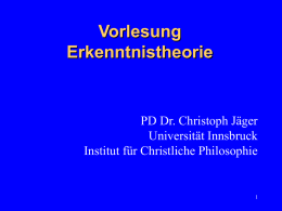 Vorlesung III - Universität Innsbruck