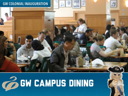 GW Campus Dining