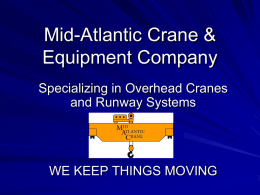 Mid-Atlantic Crane & Equipment Company