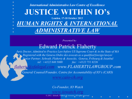 IALC Presentation - Flaherty Law Group