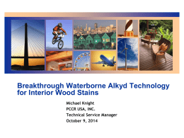 T7B) Breakthrough Waterborne Alkyd Technology
