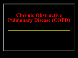 Emphysema and Chronic Bronchitis