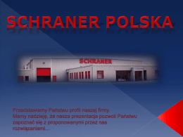 Schraner Polska Sp. z oo