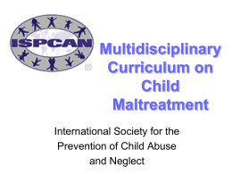 ISPCAN Multidisciplinary Curriculum