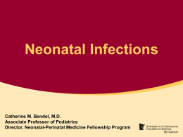 Neonatal Infections