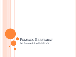 Peluang Bersyarat - Eni Sumarminingsih