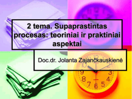 Supaprastintas - Doc.dr. Jolanta Zajančkauskienė