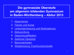 4 Abiturprüfung - Schiller Gymnasium