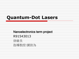 Quantum-Dot Lasers