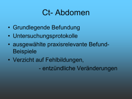Ct- Abdomen