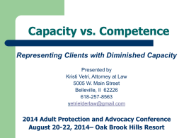 F4 Capacity vs. Competence
