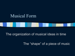 Musical Form