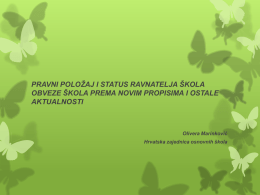 PowerPointova prezentacija - Hrvatska zajednica osnovnih škola