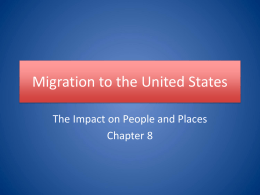 Migration to the United States