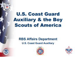 U.S. Coast Guard Auxiliary & the Boy Scouts of America