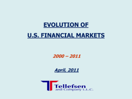 Evolution of U.S. Financial Markets