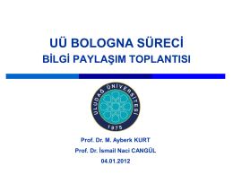 Slayt 1 - Uludağ Üniversitesi