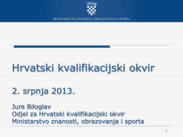 Hrvatski kvalifikacijski okvir
