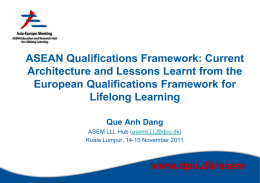 10_Que Anh Dang_ASEAN Qualifications Framework