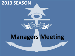 SJRU Managers presentation 2013