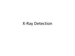 X-Ray Detection