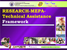 Session 6 Research-MEPA-TA Framework
