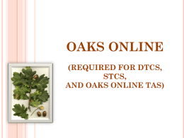 OAKS ONLINE - Eugene School District 4J