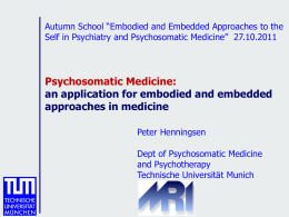 Peter Henningsen – Powerpoint presentation – Psychosomatic