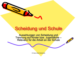 Scheidung und Schule - Arbeitskreis Trennung / Scheidung in Aachen