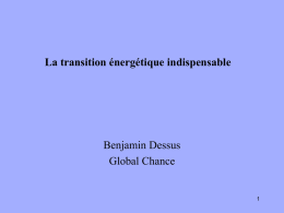 Benjamin Dessus - Mouvement Utopia