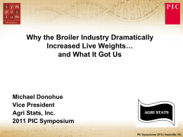 Why the Broiler Industry Dramatically Increased Live Weights