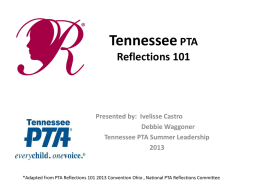 Tennessee PTA Reflections 101