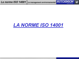 la norme ISO 14001 en diapositives