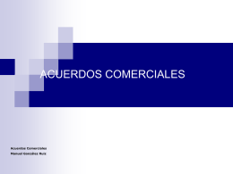 Acuerdos Comerciales - Cámara Aduanera de Chile