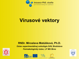 Vírusové vektory