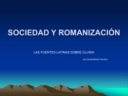 SOCIEDAD Y ROMANIZACIÓN DE CLUNIA