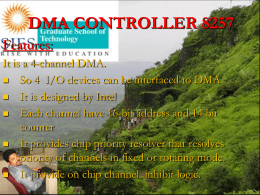 DMA CONTROLLER 8257