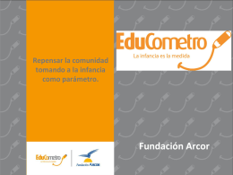 15- EduCometro. Fundación Arcor - InfoArgentina