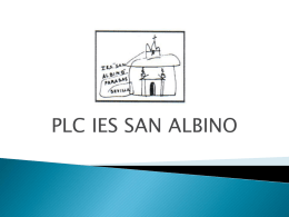 PLC IES SAN ALBINO