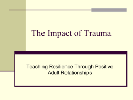 Resilience Through Positive Adult Relationships: Lincoln High School