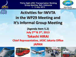 5.2_Status of IWVTA(International Whole Vehicle Type Approval)