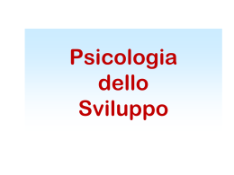 Lezioni di psicologia dello sviluppo