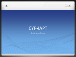 CYP-IAPT