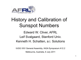 History and Calibration of Sunspot Numbers