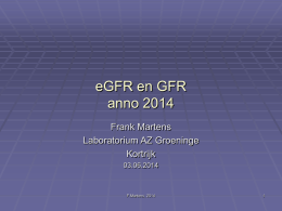 Presentatie Frank Martens
