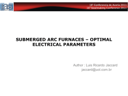 Optimal electrical parameters
