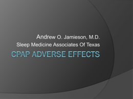 CPAP-Adverse-Effects - Sleep Medicine Associates of Texas