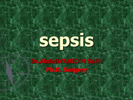 The Pathophysiology and Treatment of Sepsis