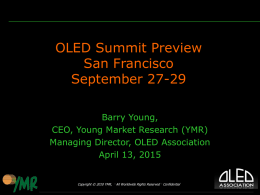OLED Industry Update