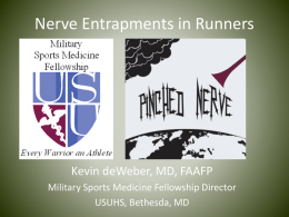 Common Nerve Entrapments in Runners